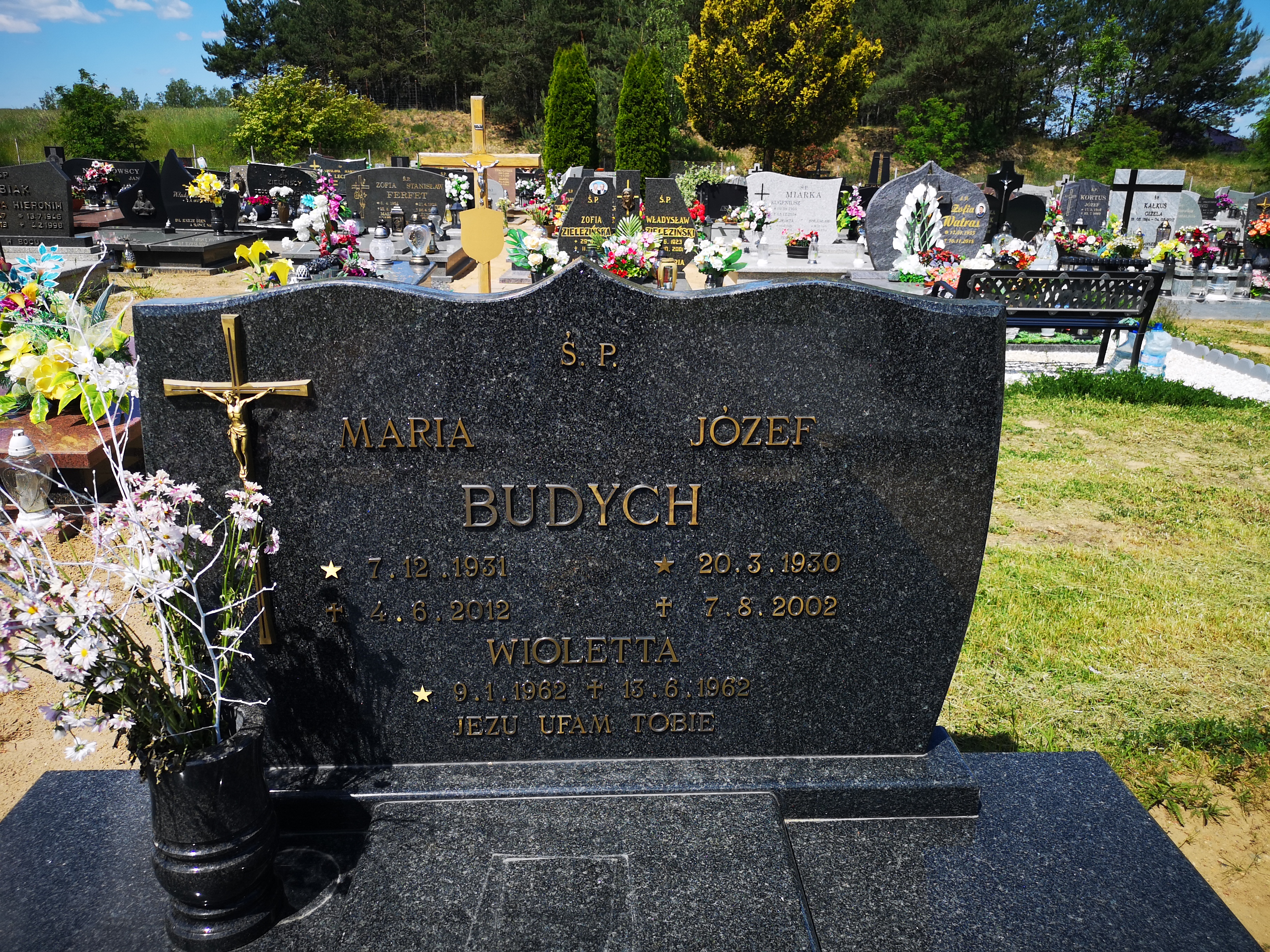 Wioletta Budych 1962 Pniewy - Grobonet - Wyszukiwarka osób pochowanych